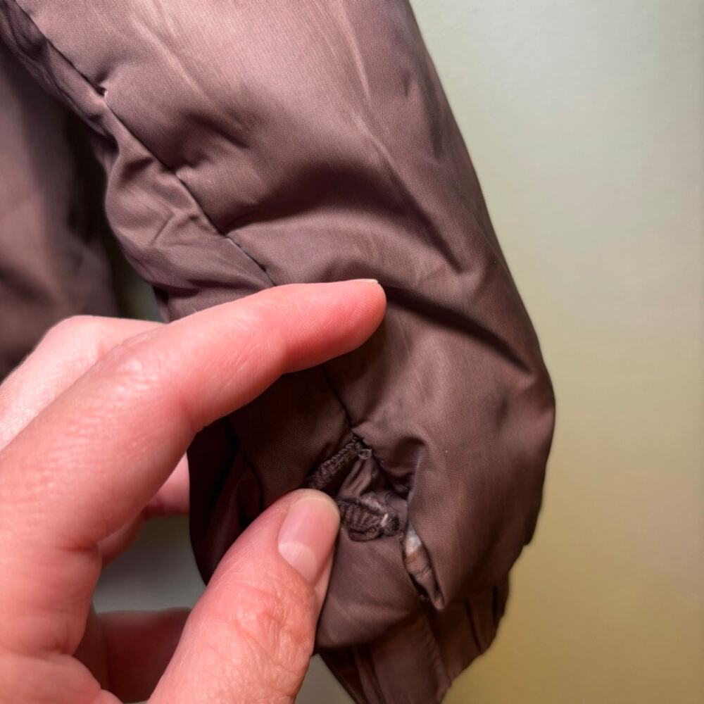 Columbia Women’s Mocha Brown Embroidered Puffer Jacket Size Small - Picture 4 of 13